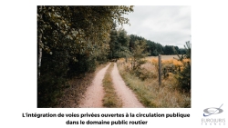 Voies privées et circulation publique